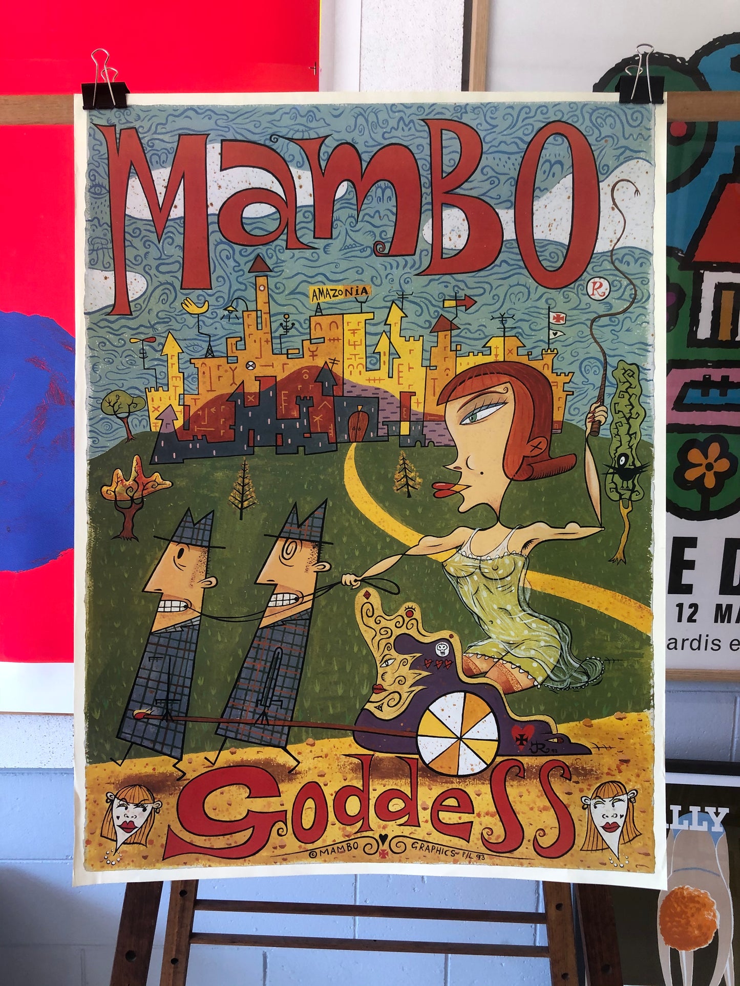 Mambo Goddess Original Poster by Jeff Raglus