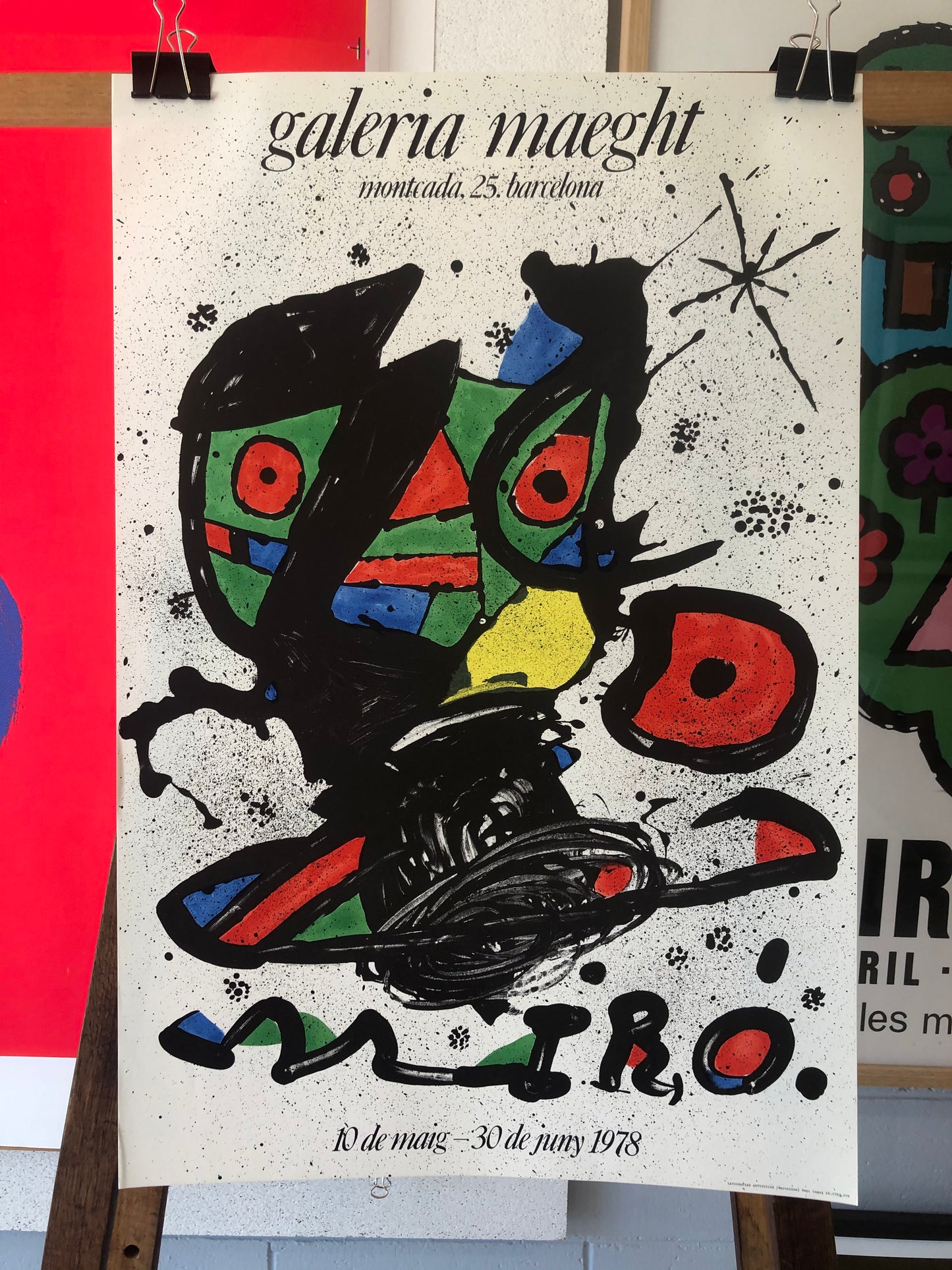 Galerie Maeght Miro Exhibition Poster