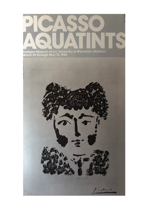 'Picasso Aquatints', Elvehjem Museum of Art Exhibition Poster, 1984