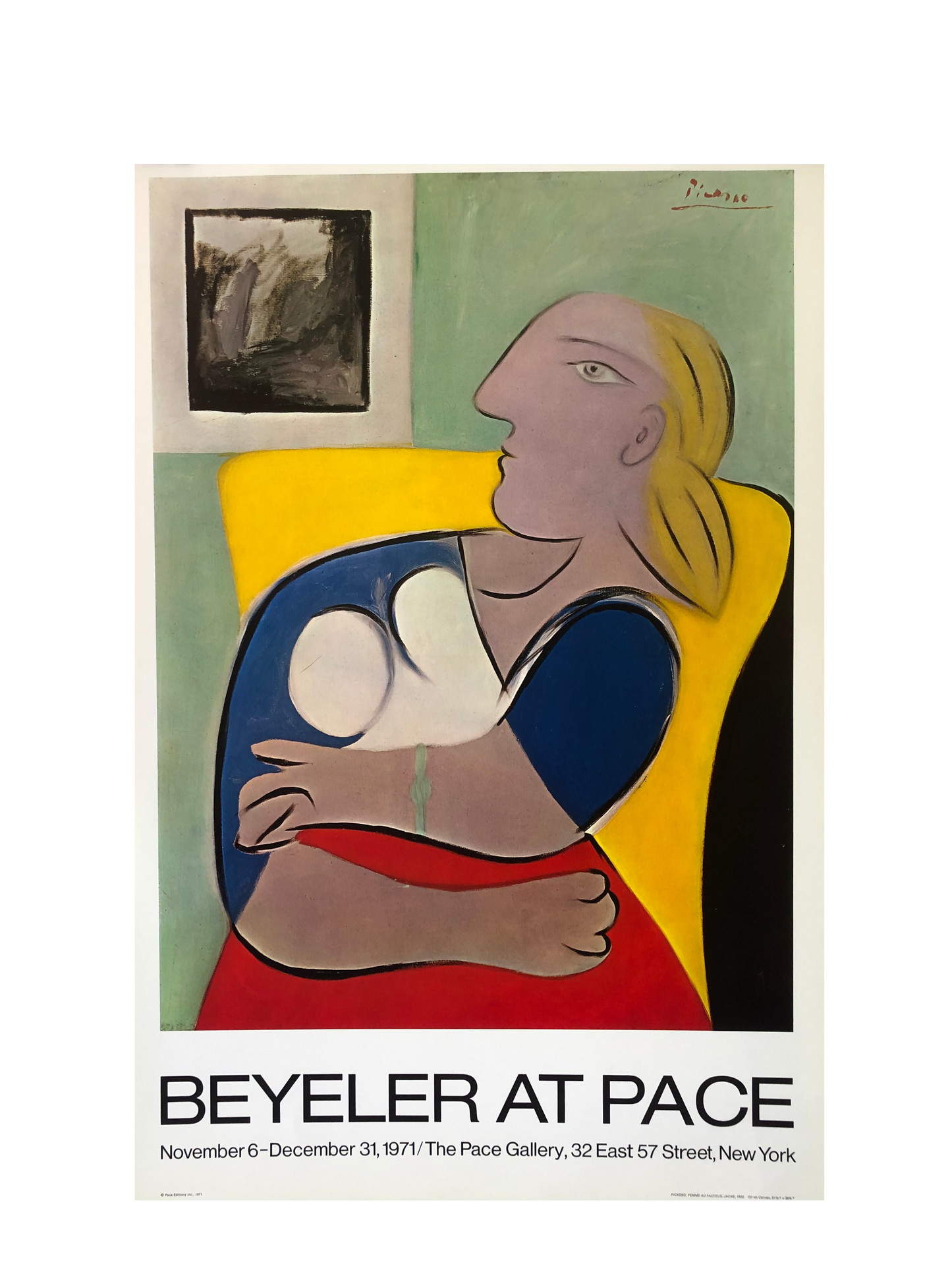 Picasso, 'Beyeler at Pace', The Pace Gallery Exhibition Poster 1971