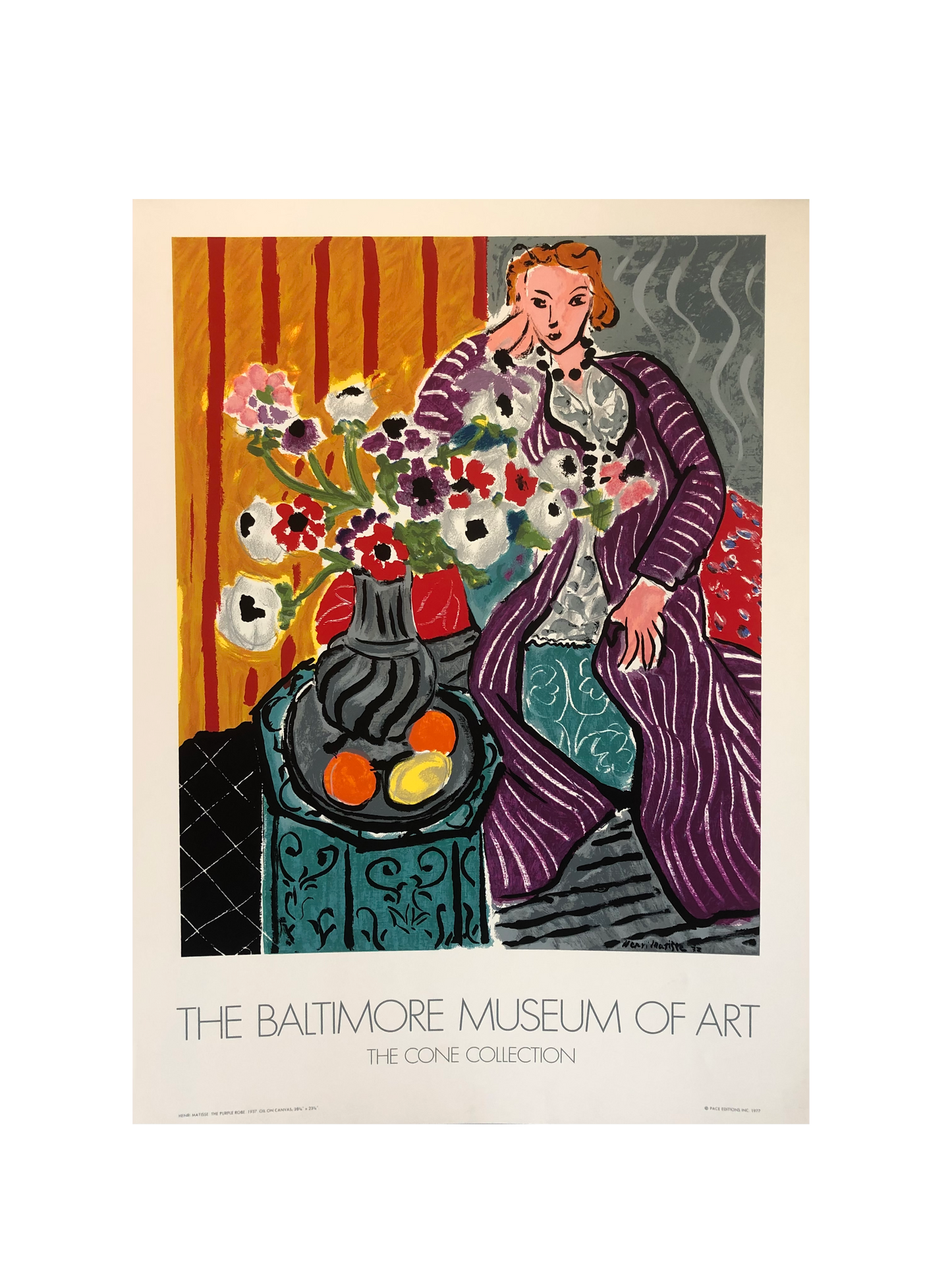 Matisse Exhibition Poster, Baltimore Museum of Art