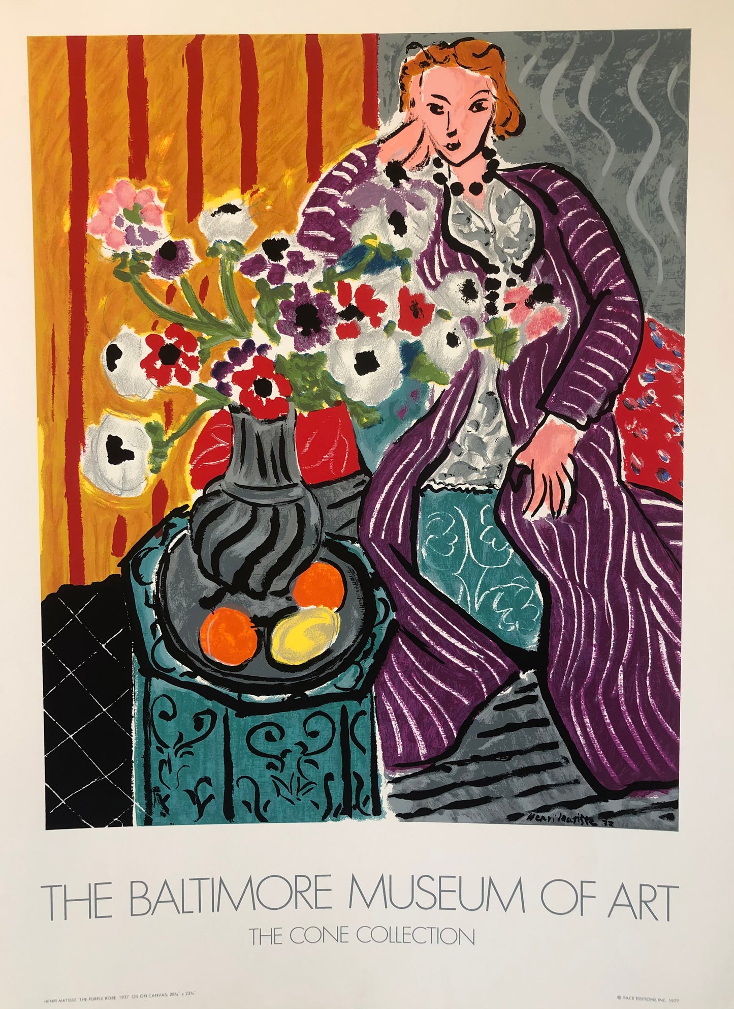 Matisse Exhibition Poster, Baltimore Museum of Art