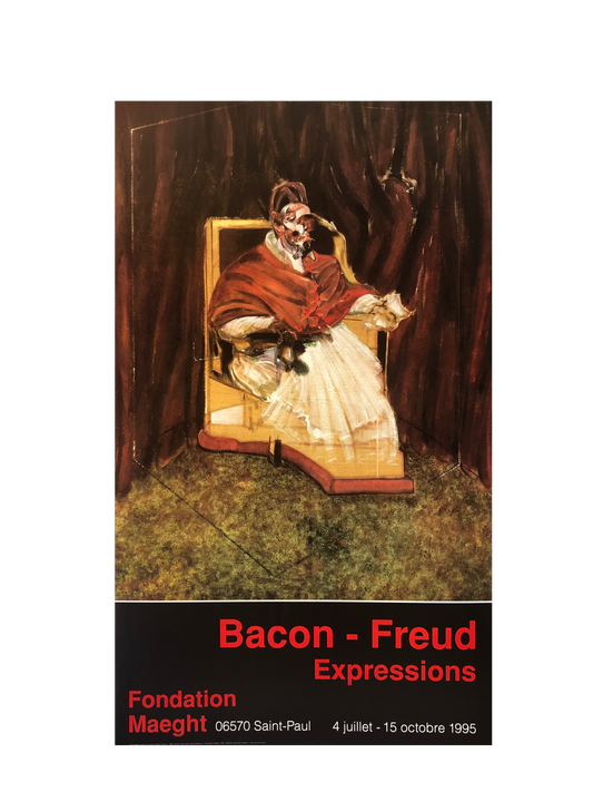 'Bacon + Freud Expressions' Exhibition Poster