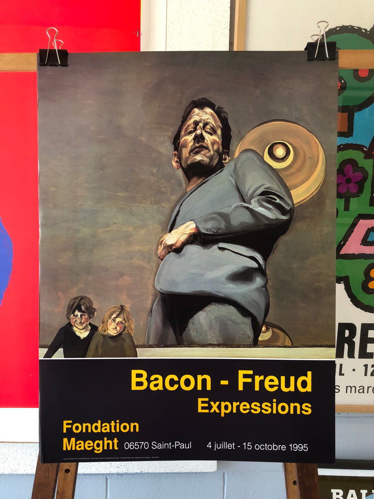 'Bacon + Freud Expressions' Exhibition Poster