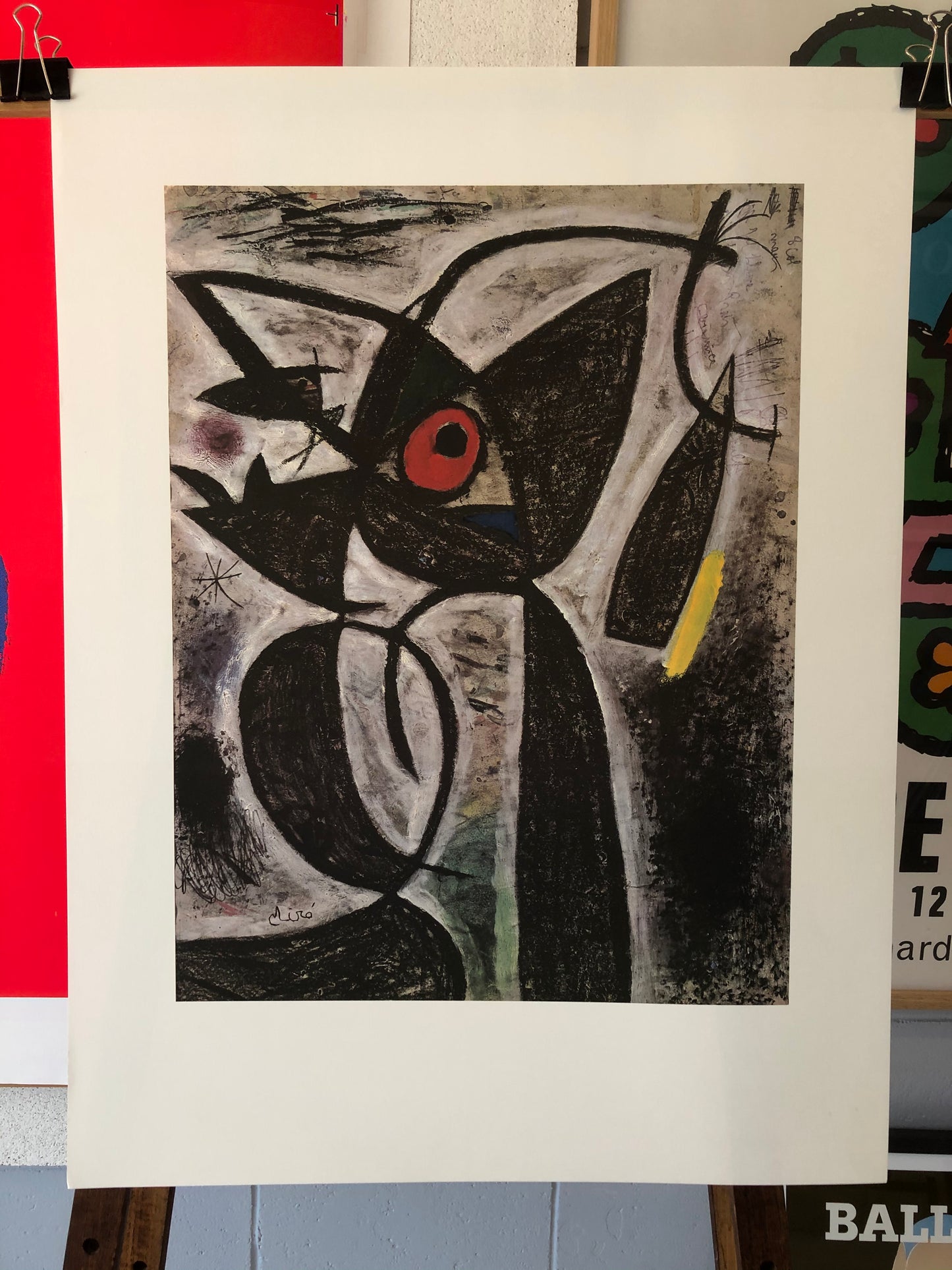 Joan Miro Lithograph, 1973