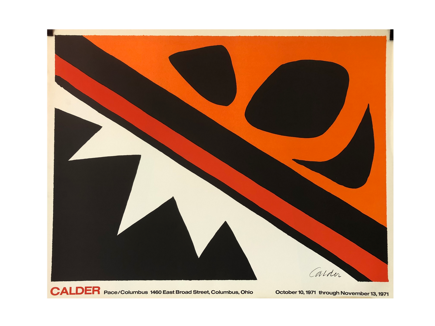 Calder Exhibition Poster, Pace/Columbus
