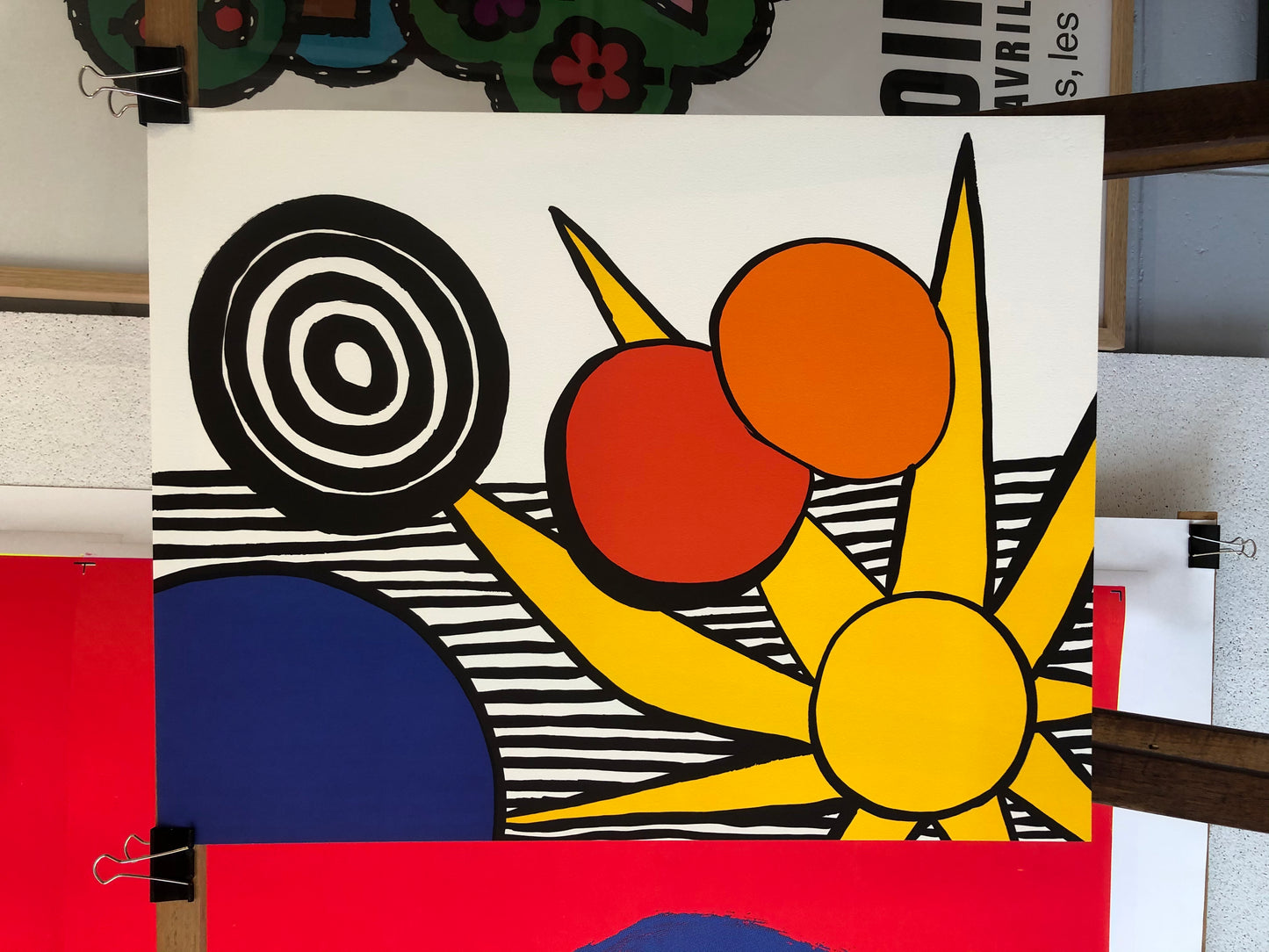 Calder Lithograph, "Sun with Planets"