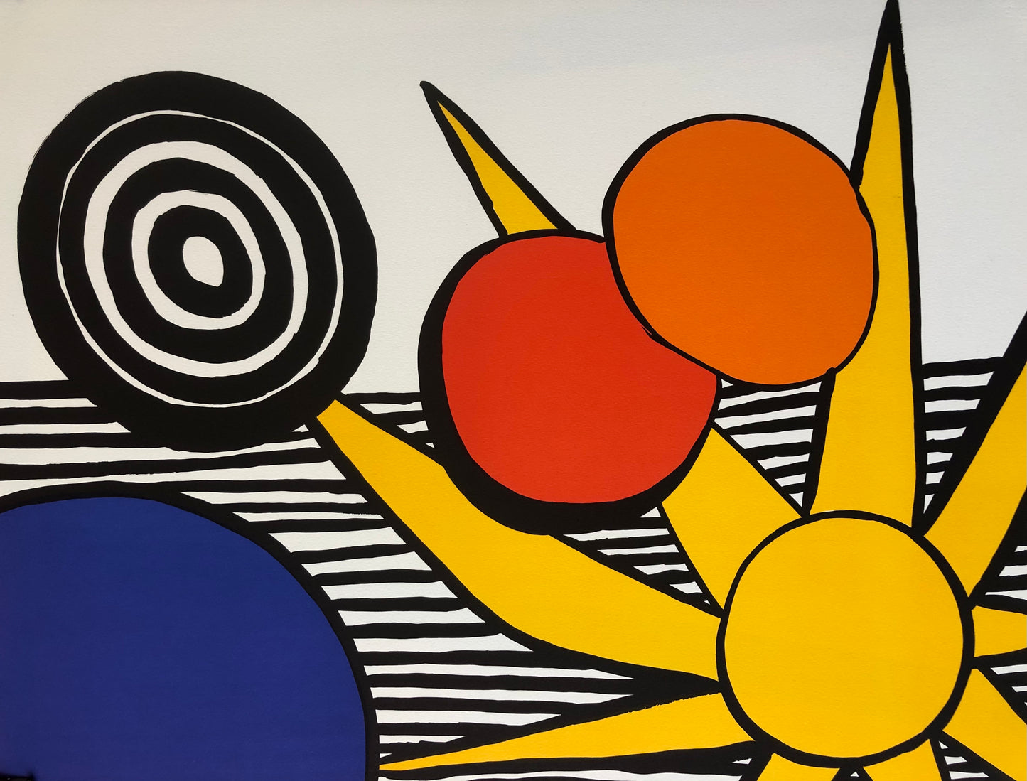 Calder Lithograph, "Sun with Planets"