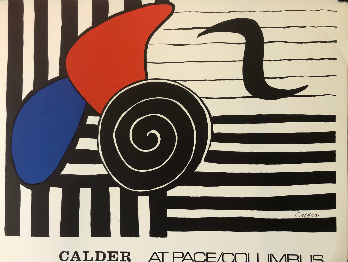 Calder Exhibition Poster, Pace/Columbus