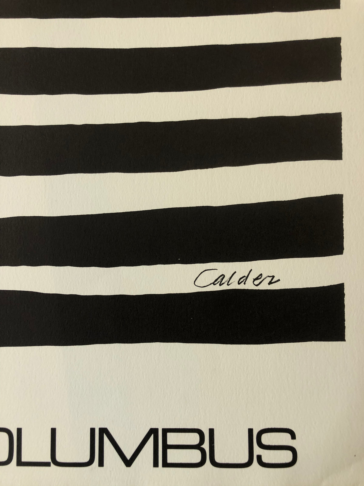 Calder, Pace/Columbus Exhibition 1984