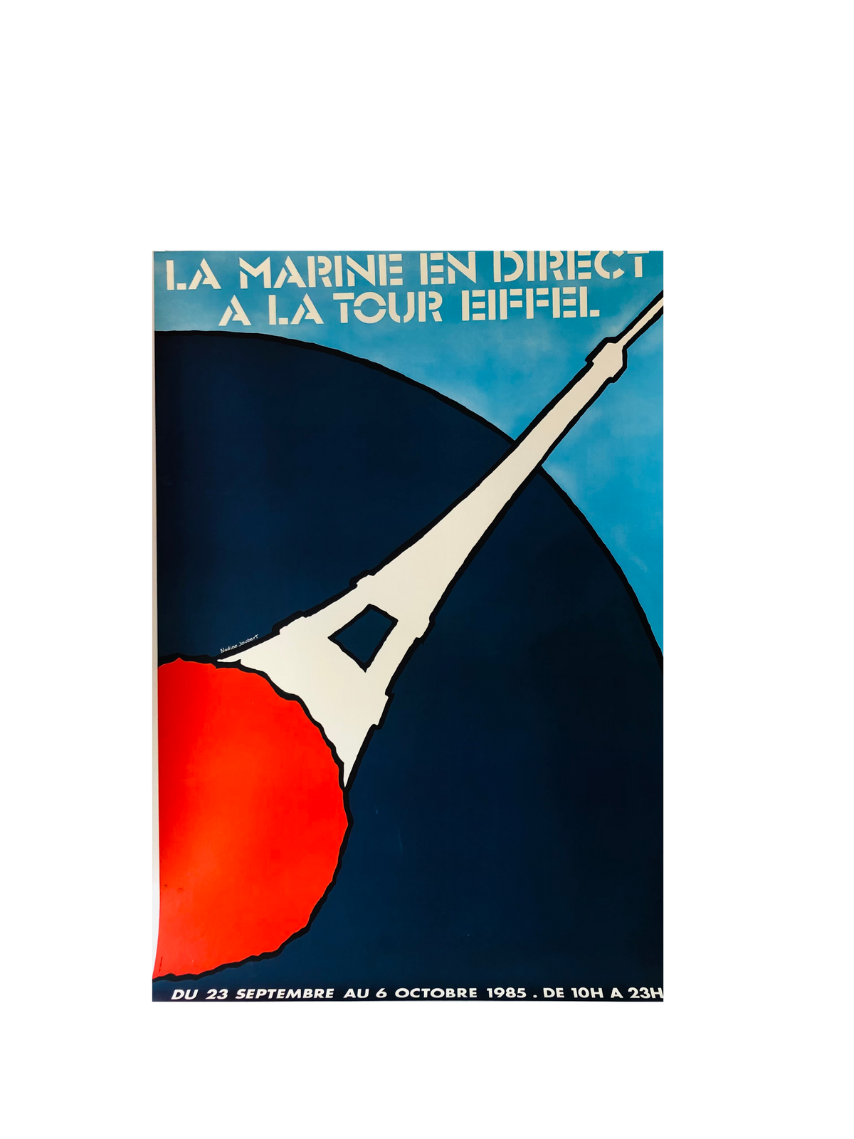 La Marine en Direct a La Tour Eiffel by Nadine Joubert
