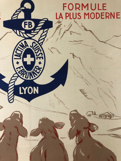 Lactina Suisse by F. Brunner Lyon