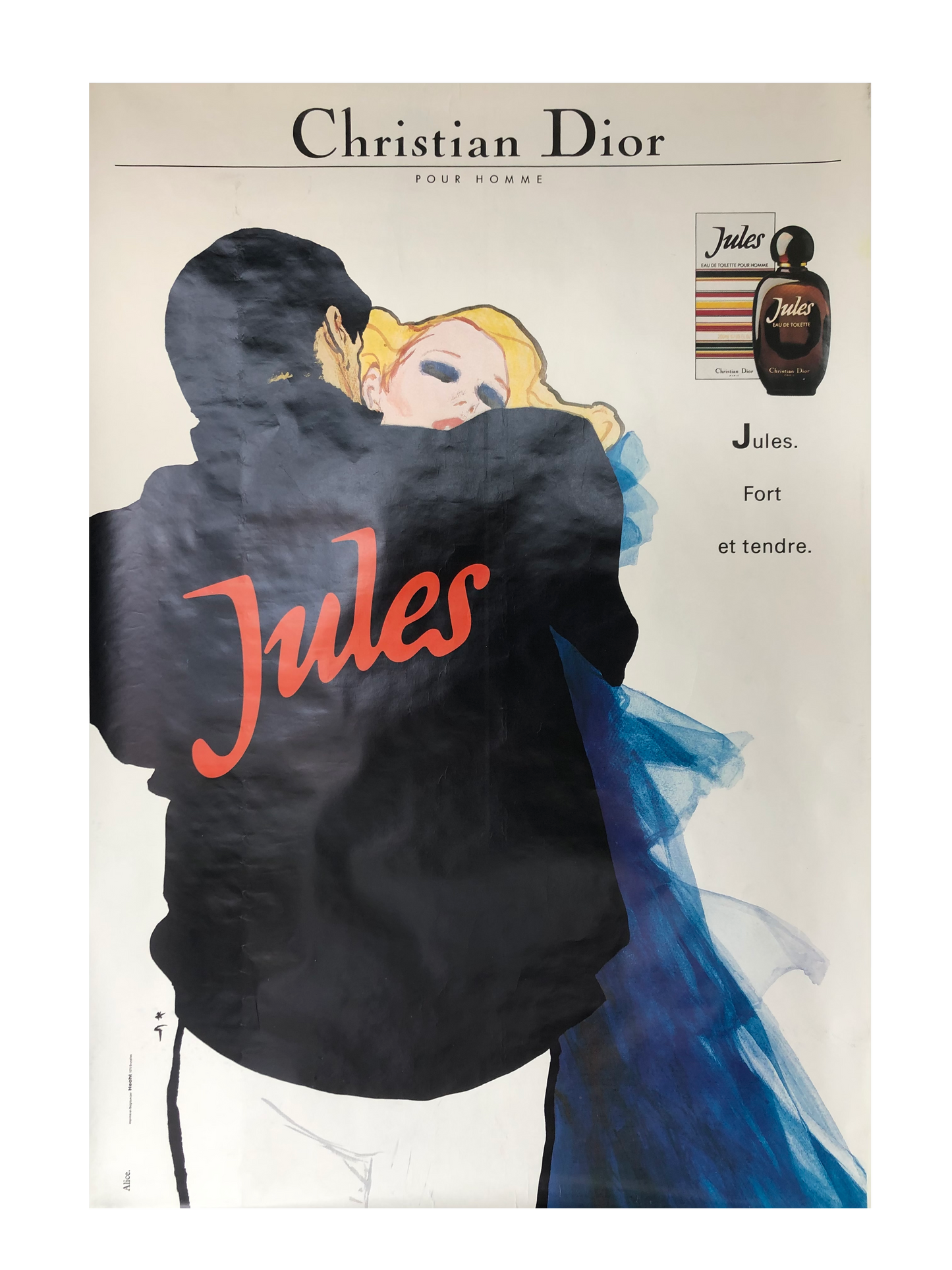 Christian Dior 'Jules' Fragrance Advertisement by Rene Gruau