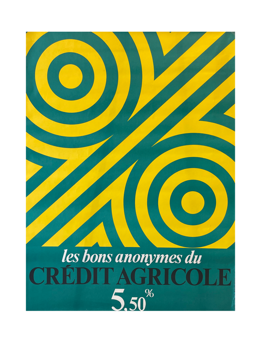 "Anonymous bonds from agricultural credit" poster