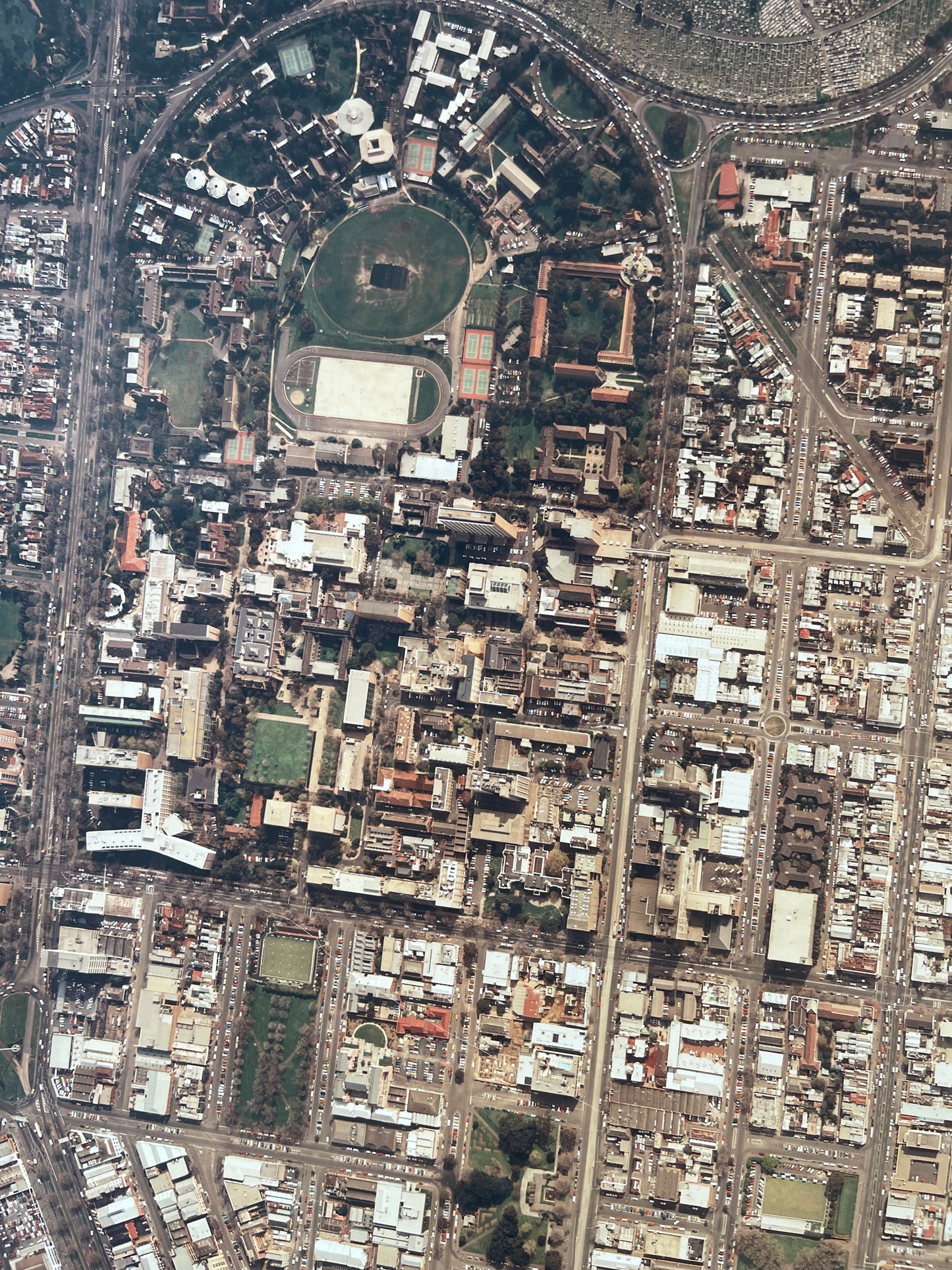 Melbourne Aerial Photograph by the United Photomapping Group