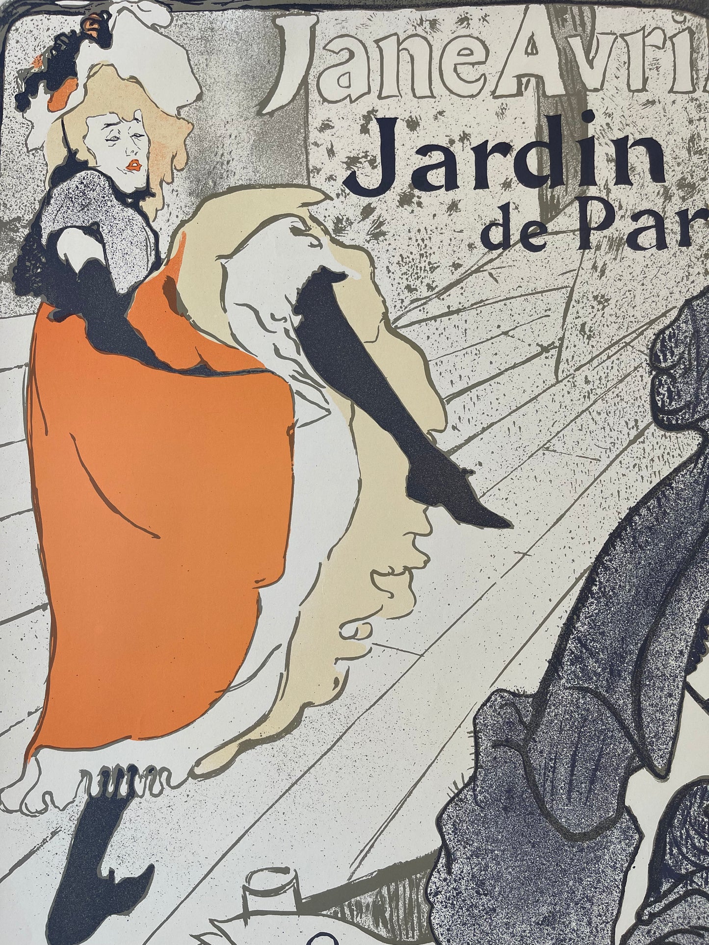 Jane Avril: Jardin de Paris by Henri de Toulouse-Lautrec