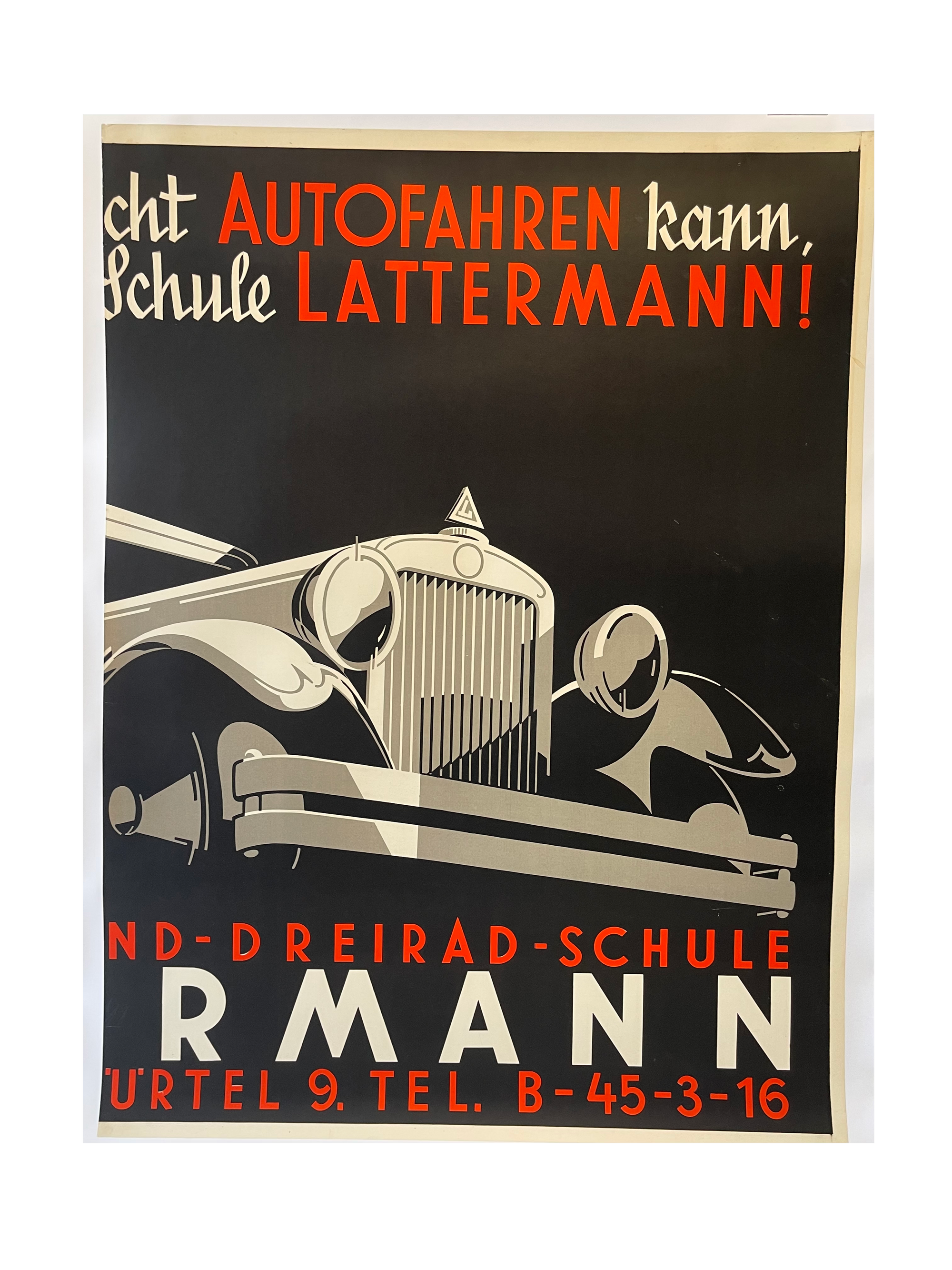 German Car Poster
