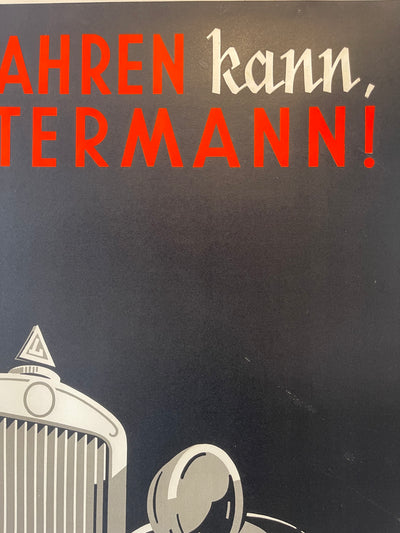 German Car Poster