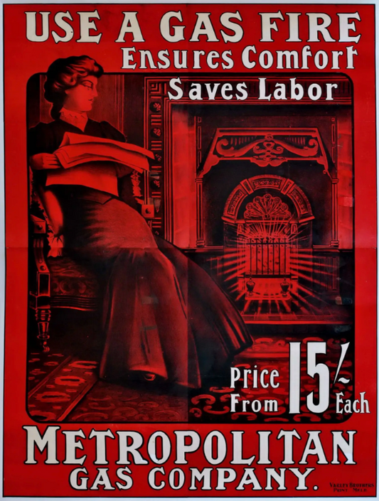Use A Gas Fire. Ensures Comfort, Saves Labor