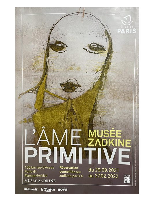 Lame Primitive "The Primitive Soul" Museum Exhibition Poster