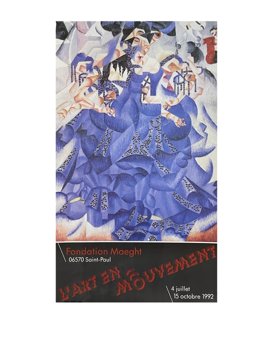 Art in Movement French Exhibition Poster