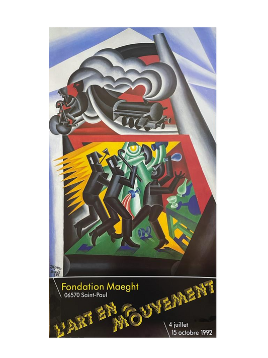 Art in Movement French Exhibition Poster