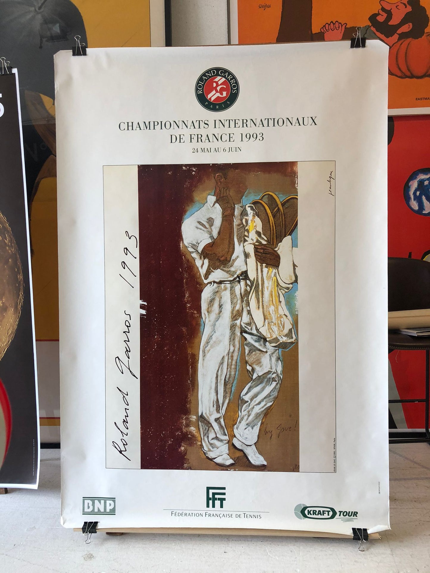 Roland Garros 1993 Championship Poster