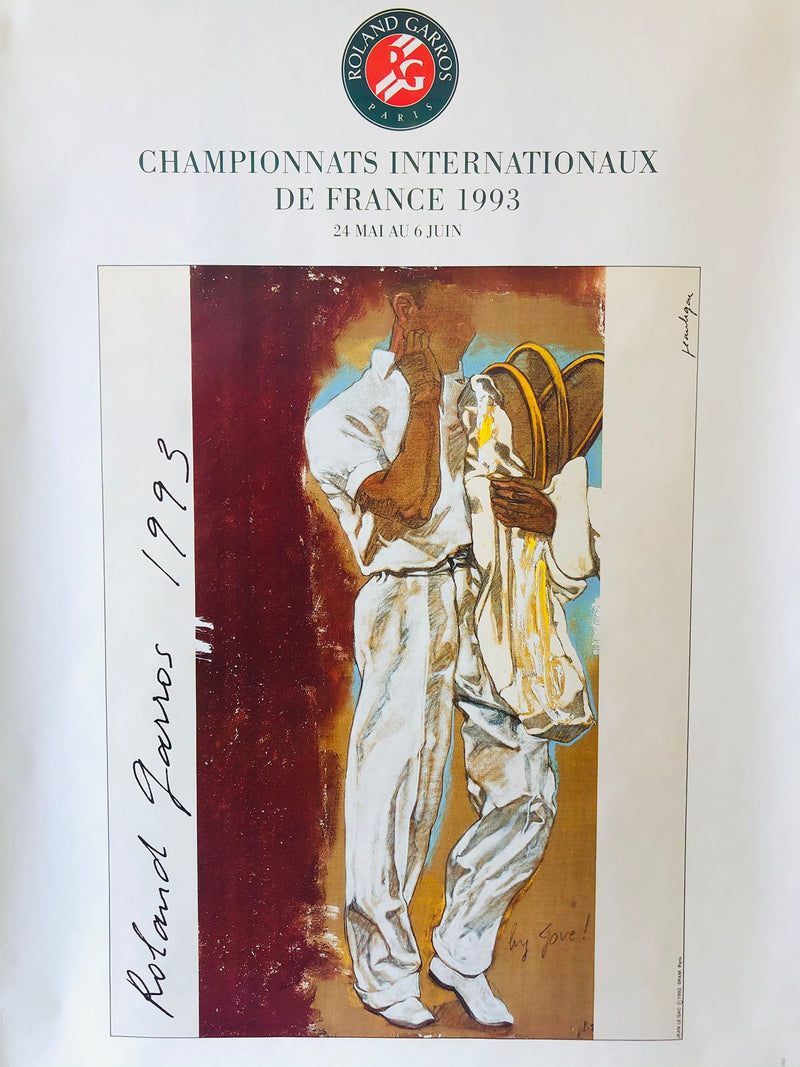 Roland Garros 1993 Championship Poster