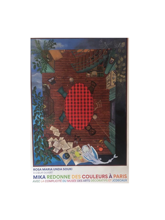 "The Colours of Paris" Mika Redonne Exhibition Poster