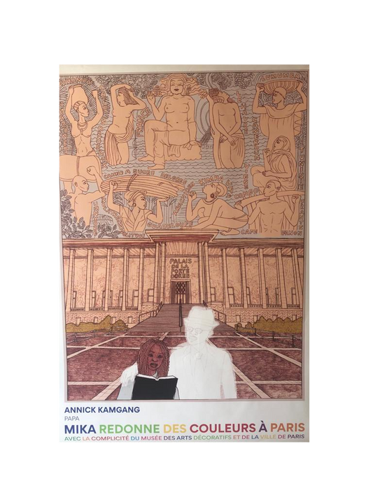 "The Colours of Paris" Mika Redonne Exhibition Poster