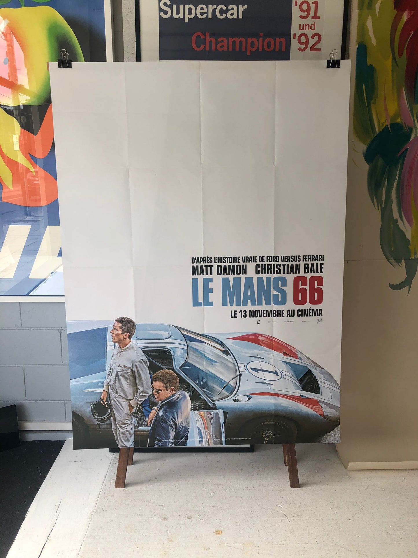"Le Mans 66" Ford vs Ferrari Original Film Poster