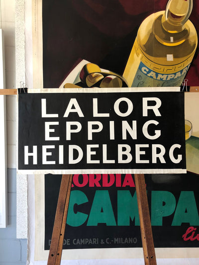 Lalor & Epping & Heidelberg Train Station Sign