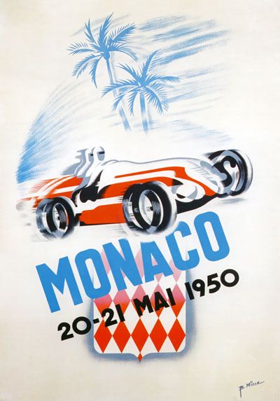 Monaco 1950 by B.Minne