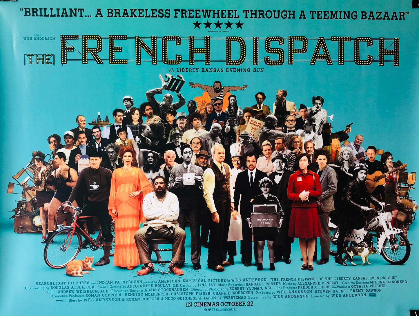 French Dispatch Original Film Poster