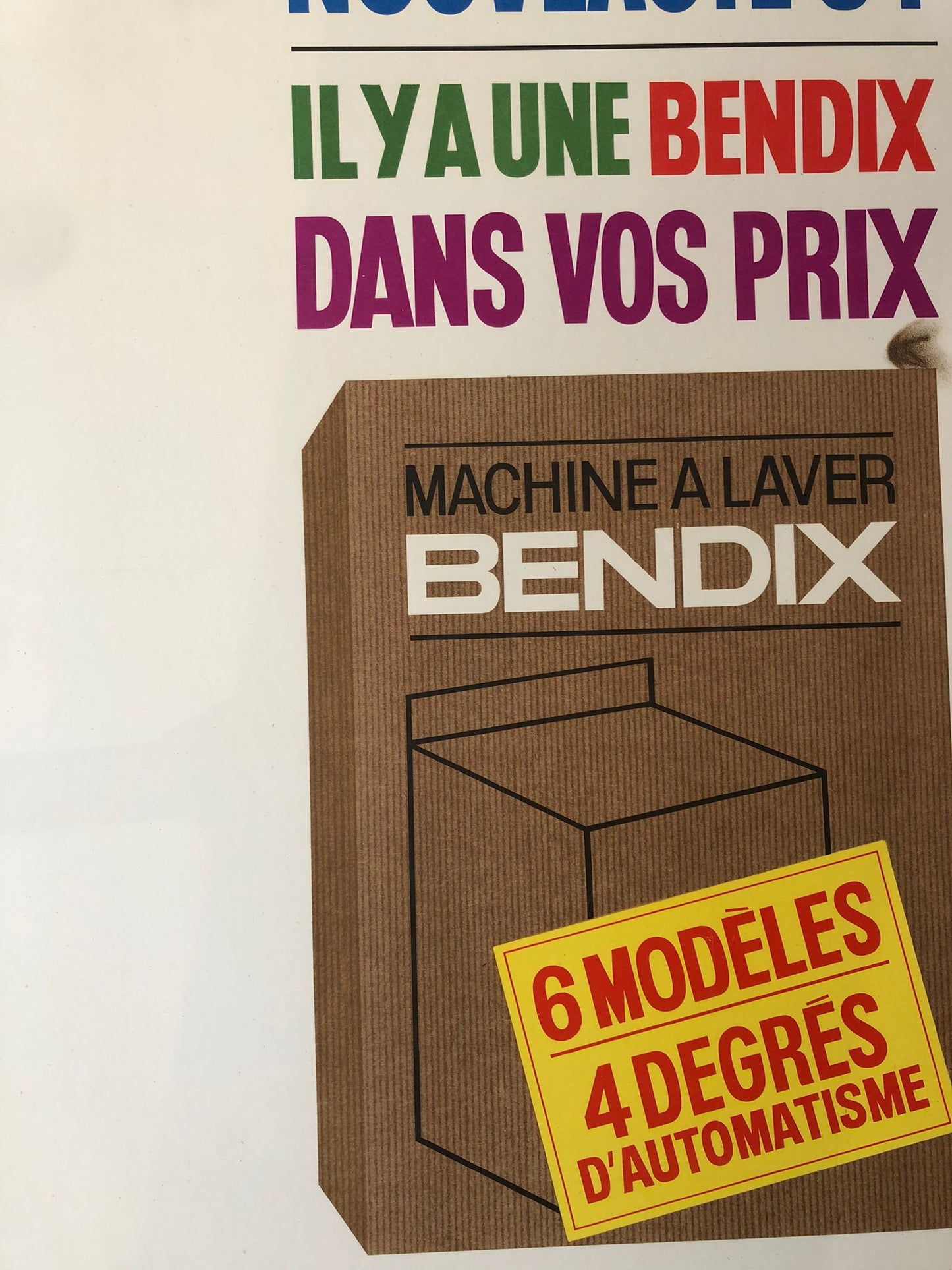 Bendix Washing Powder Advertisement
