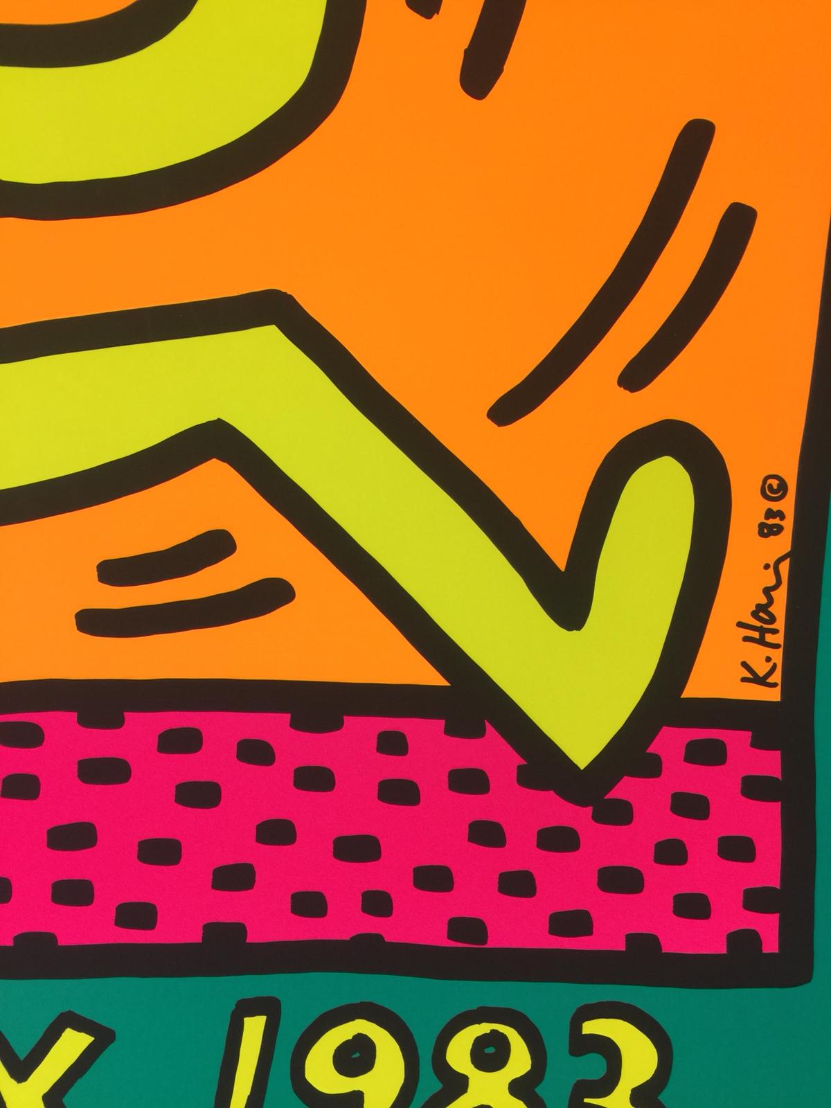 Montreux Jazz by Keith Haring (Green)