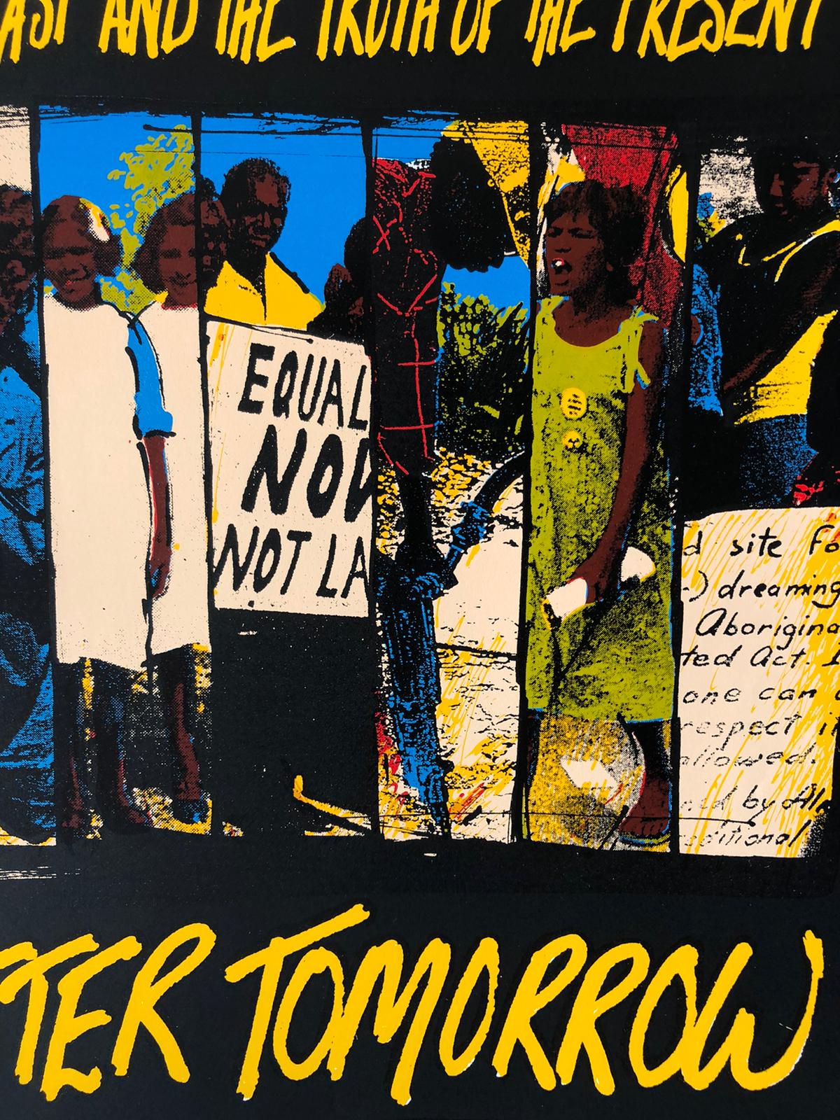 "We Are Not Racists" Australian Anti-Racism 1980s Campaign Poster