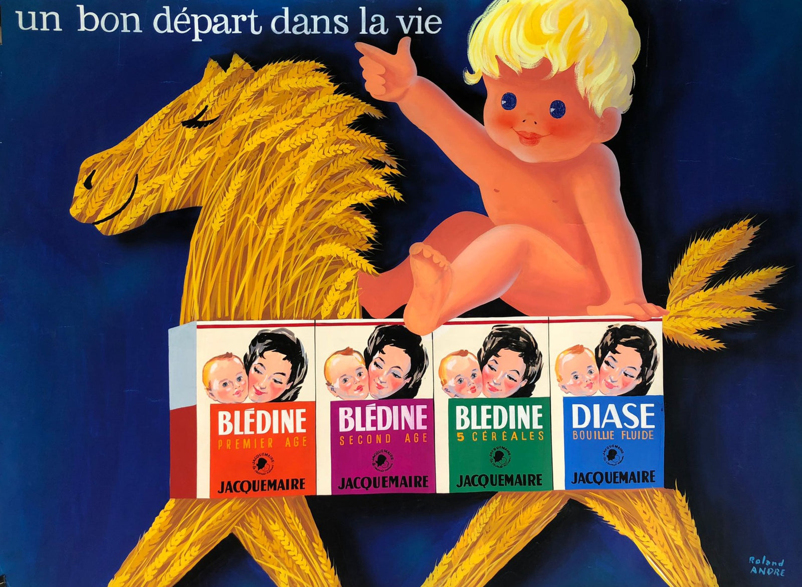 Jacquemaire Baby Powder Advertisement by Andre Roland