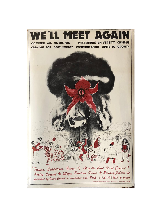 'We'll Meet Again' Melbourne University Original Lithograph