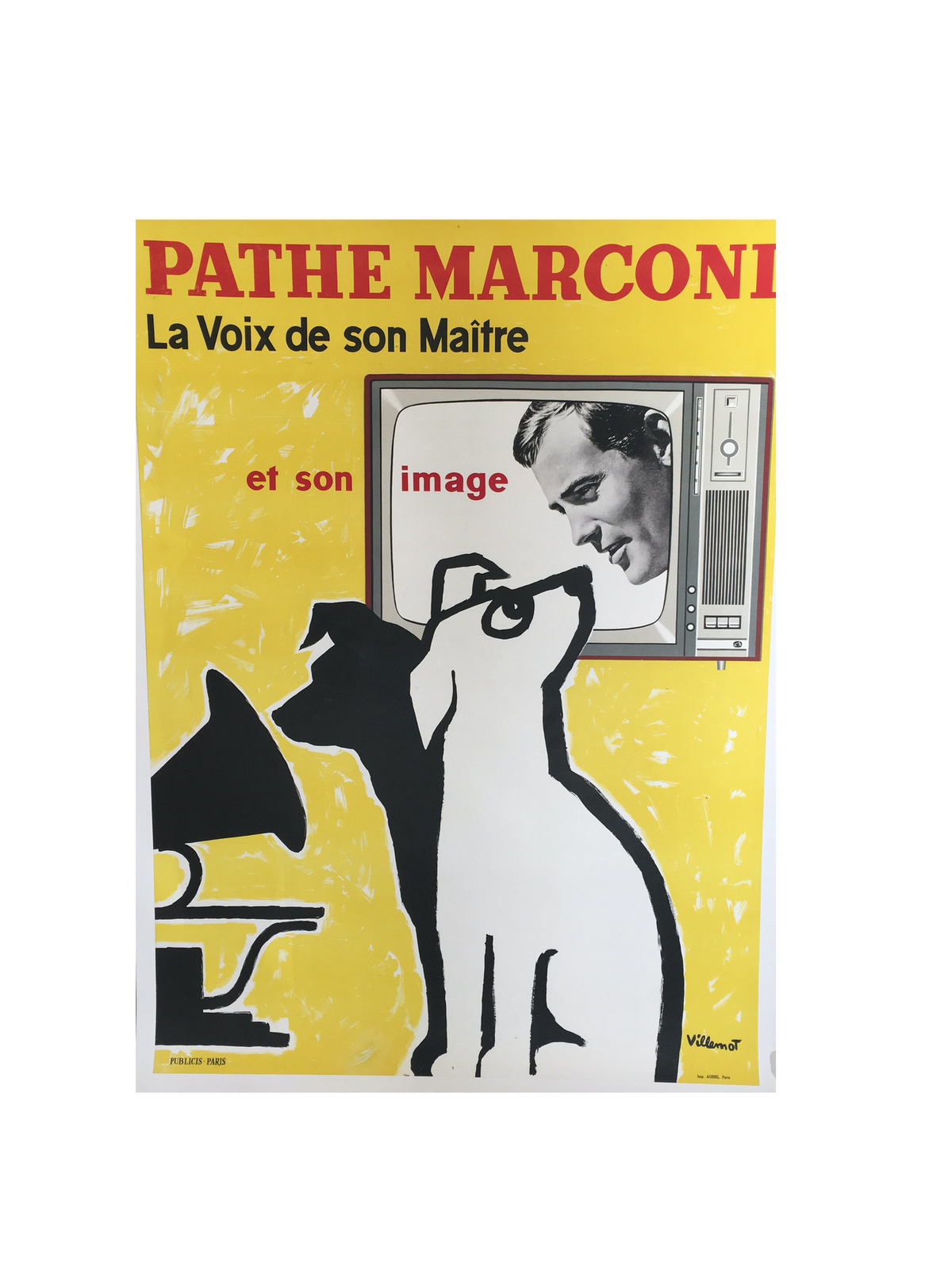 Pathe Marconi by Bernard Villemot